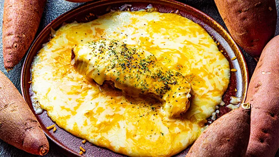 チーズに溺れるハニーチーズ焼き芋