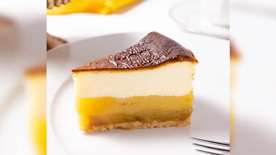 金蜜芋のバスクチーズケーキ